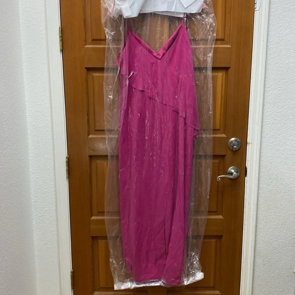 Vince Camuto Fuchsia Maxi Dress - Picture 2 of 4